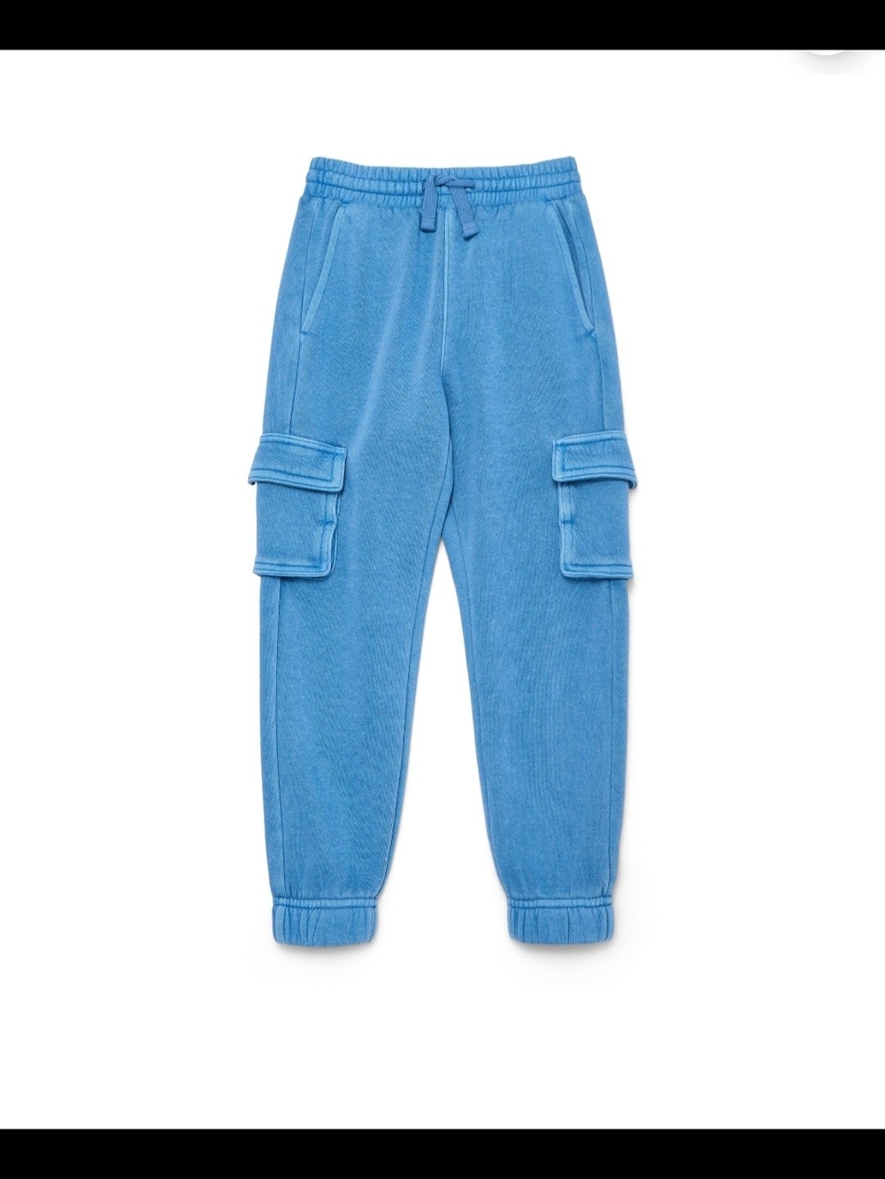 NWT Boys Fleece Cargo Jogger Sweatpants light polar blue Size XS (4/5)